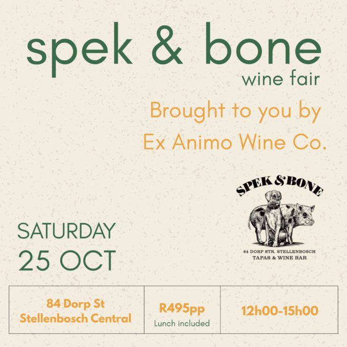 Spek & Bone & Ex Animo Wine Fair | October 25
