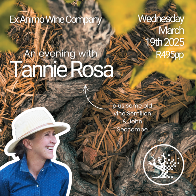 An Evening with Rosa Kruger | Old Vine Semillon | 19 March 2025 | One ticket