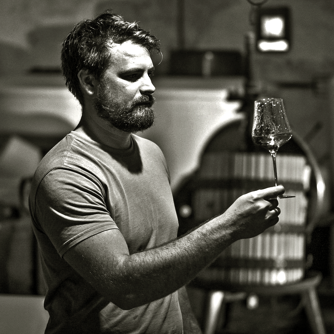 Bernhard in cellar