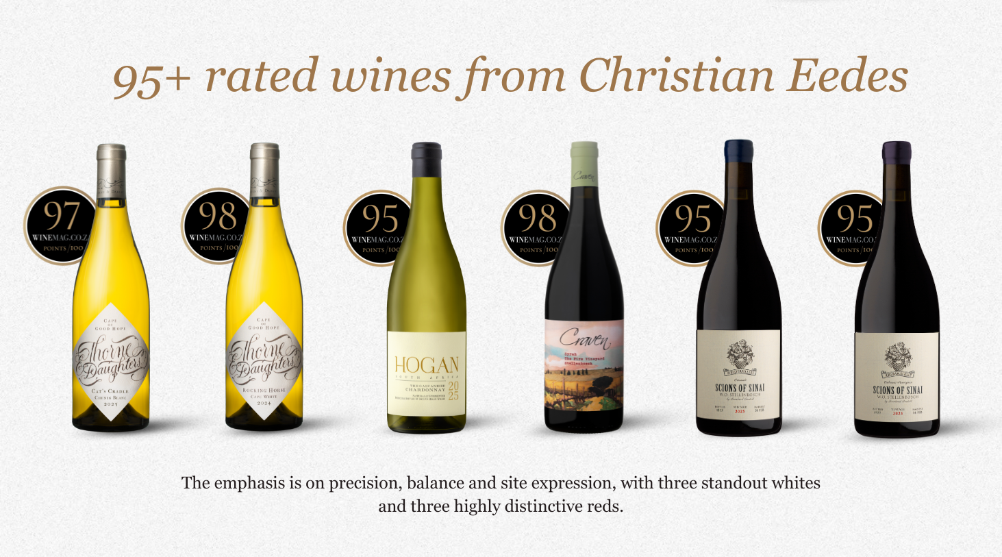 THE IRIDESCENT CASK 6年 70cl 53.9% Six Exceptional South African Wines Rated 95+ by Christian Eedes