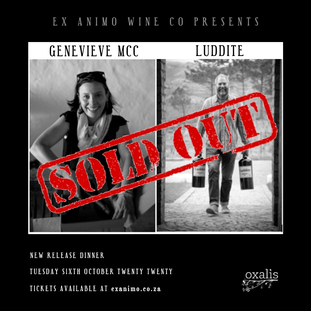 Genevieve Luddite Oxalis Dinner SOLD OUT