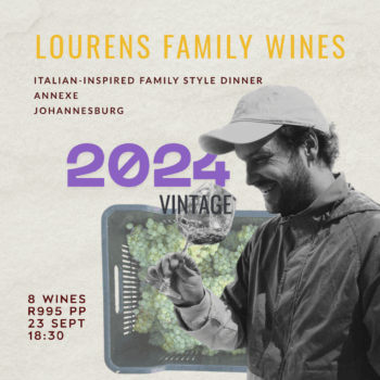 Lourens Family Wines at Annexe | 23 Sept 2025 | One Ticket
