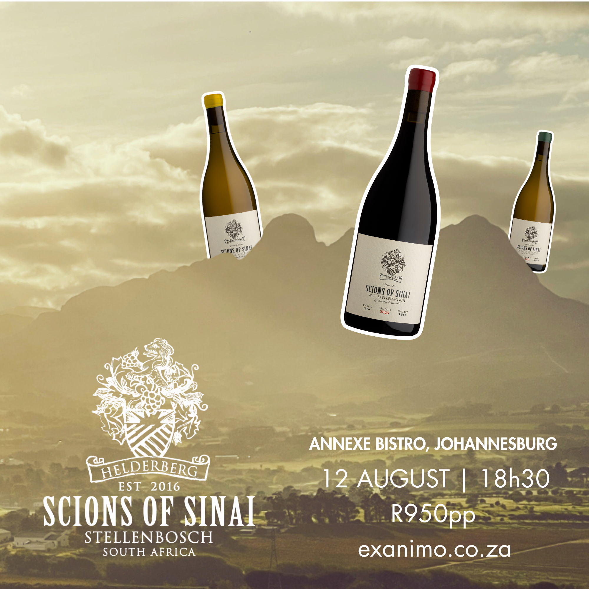 Meet the Winemaker: Scions of Sinai Wine Dinner at Annexe | 12 August 2026 - Image 4