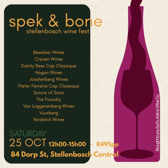 Spek & Bone & Ex Animo Stellenbosch Wine Fest | October 25 - Image 2
