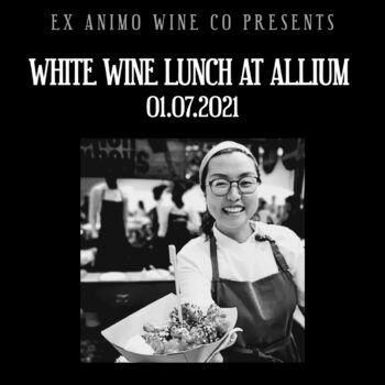 allium white wine lunch