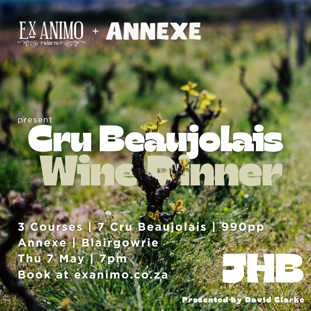JHB | Cru Beaujolais x Annexe Bistro | 7 May 2026 | One Ticket