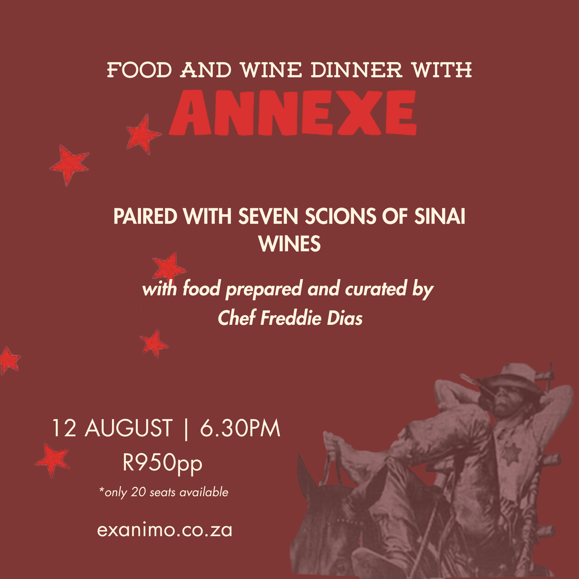 Meet the Winemaker: Scions of Sinai Wine Dinner at Annexe | 12 August 2026 - Image 3